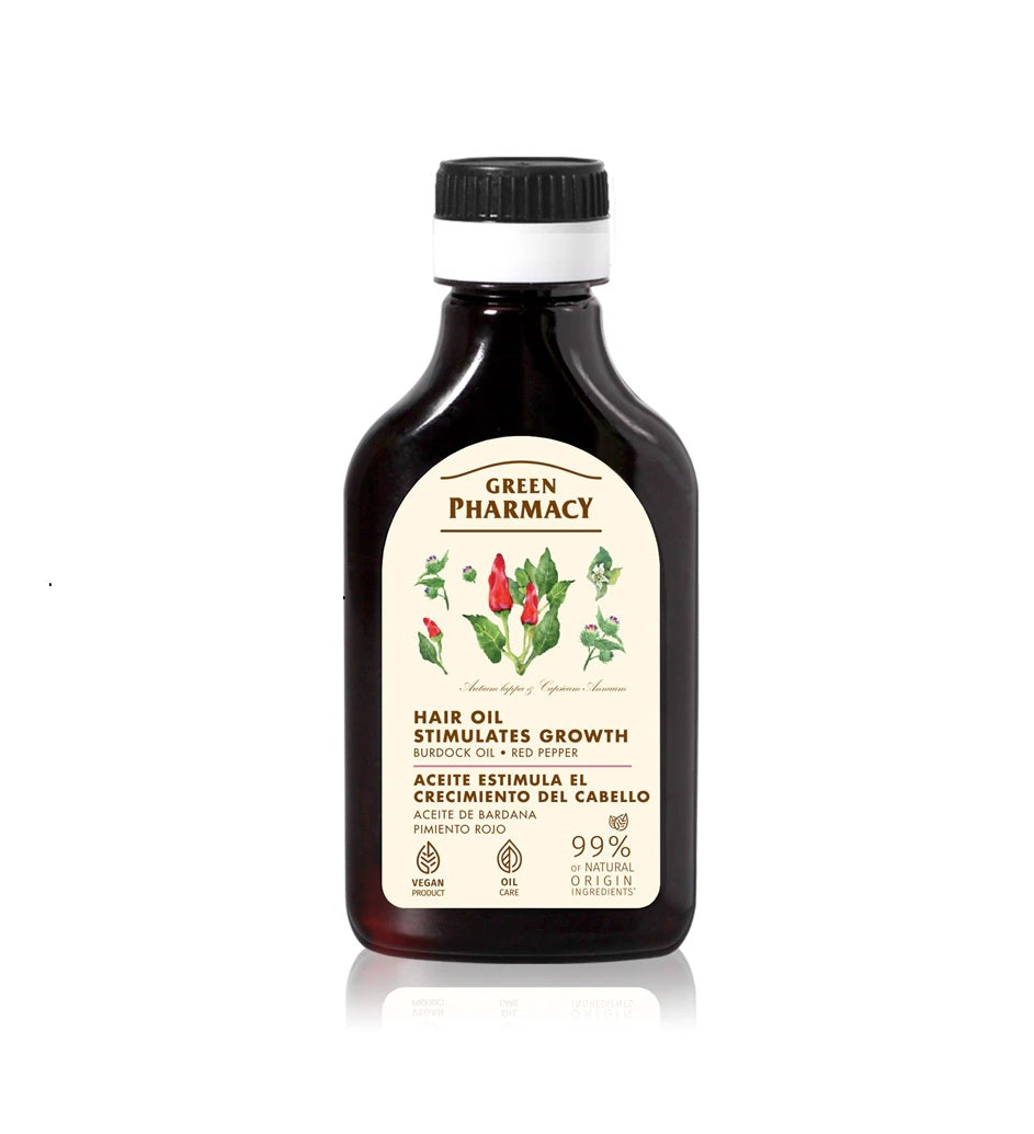 Green Pharmacy Red Peppers Burdock Oil