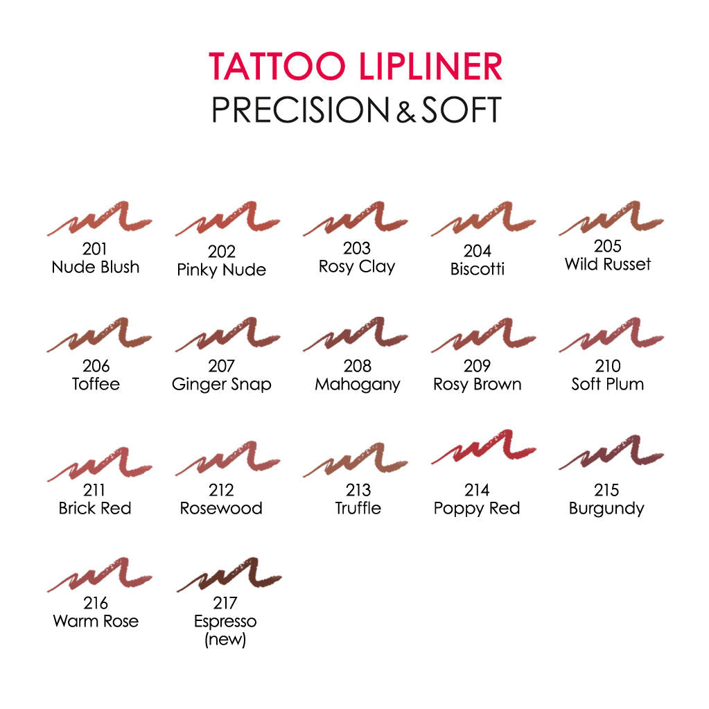TATTOO LIPLINER PRECISION & SOFT GR Νο213