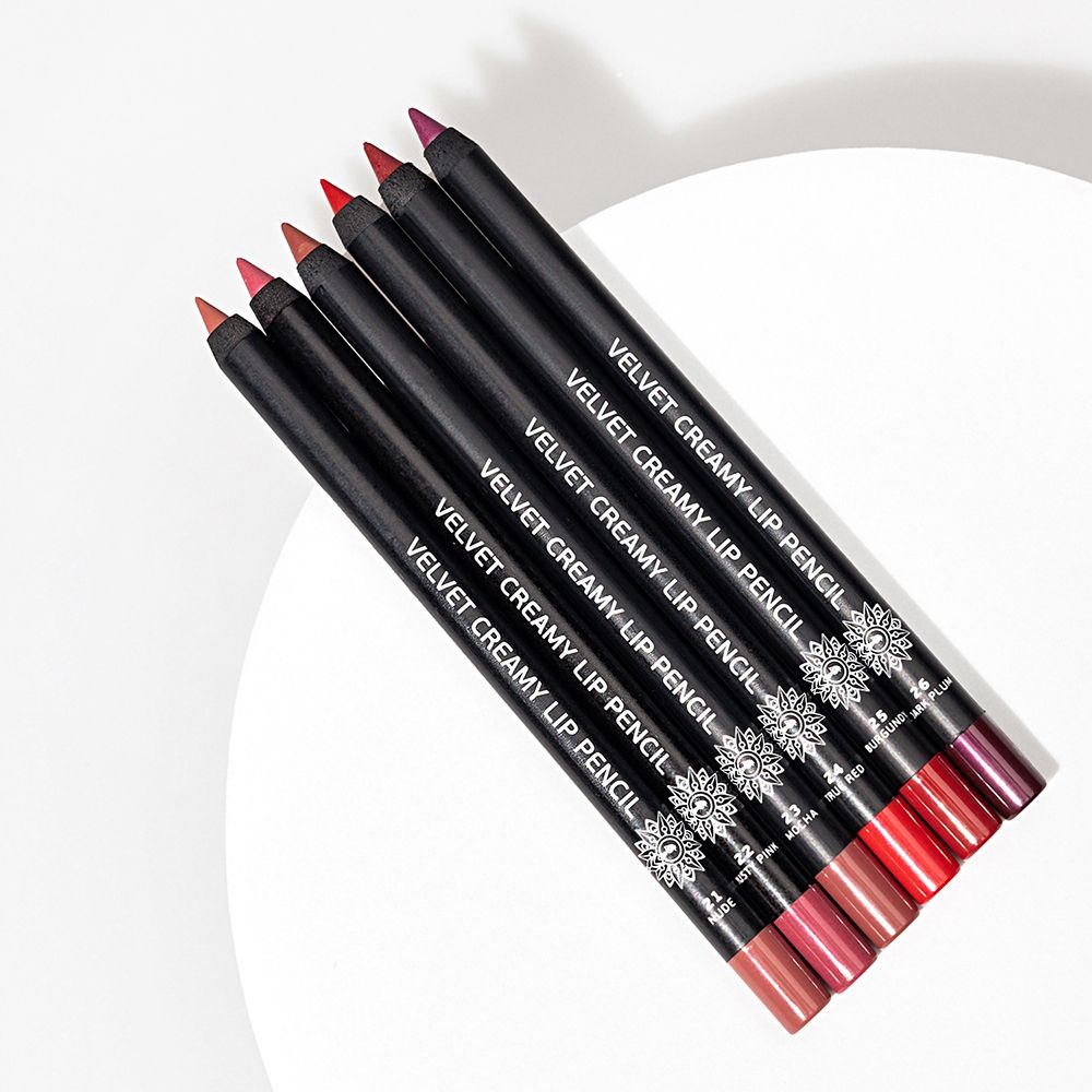 Lip Pencil 25-Burgundy Velvet Creamy