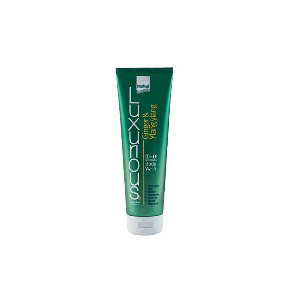 Luxurious 2 In 1 Body Wash & Moisturizing Cream Ginger Ylang Ylang 300ml