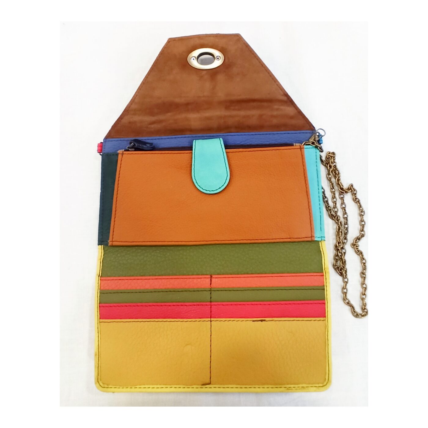 SORUKA Δερμάτινη τσάντα “SECRET PLAIN" clutch/wallet