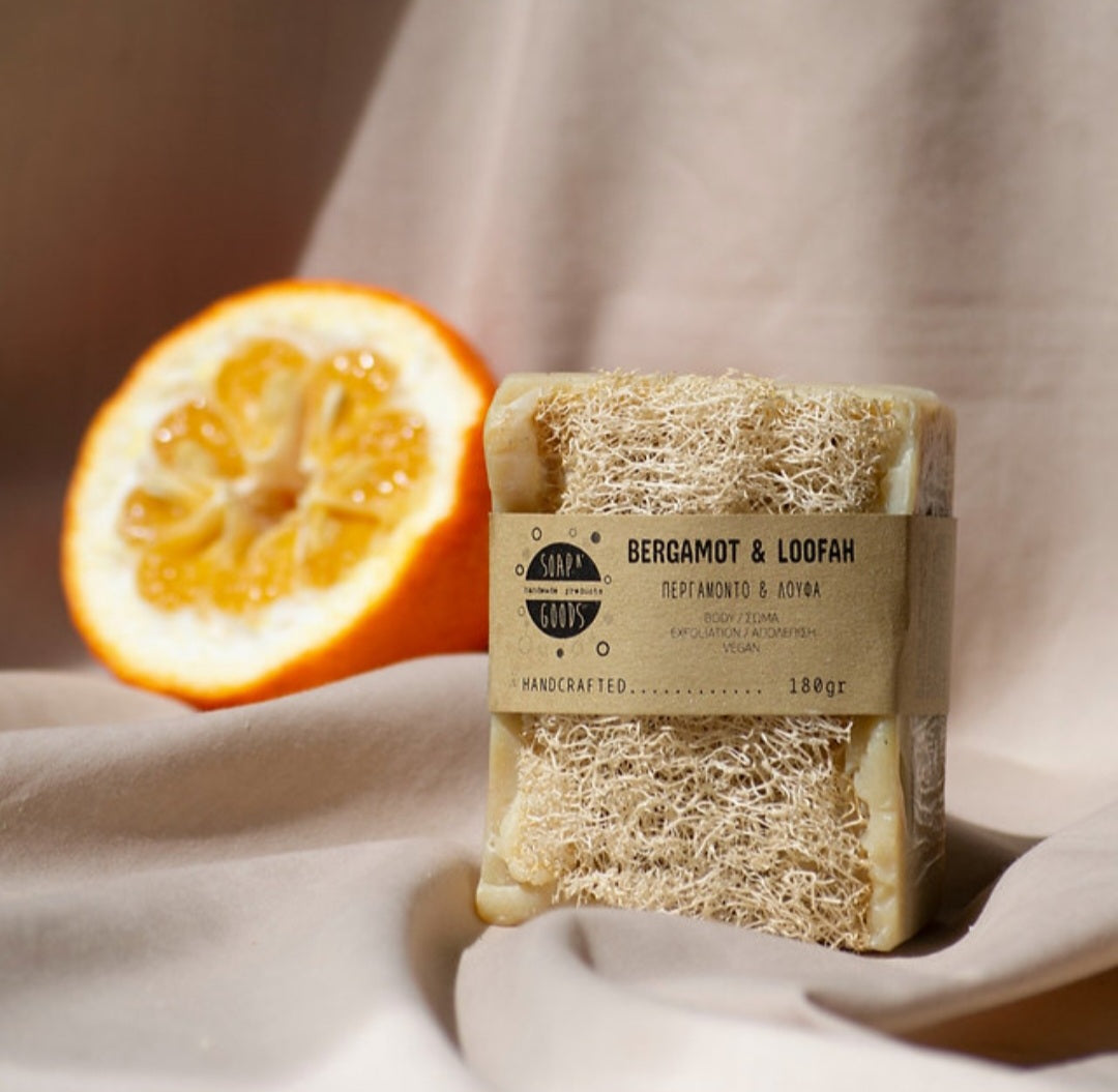 Απολεπιστικό σαπούνι Περγαμόντο & Λούφα 180gr