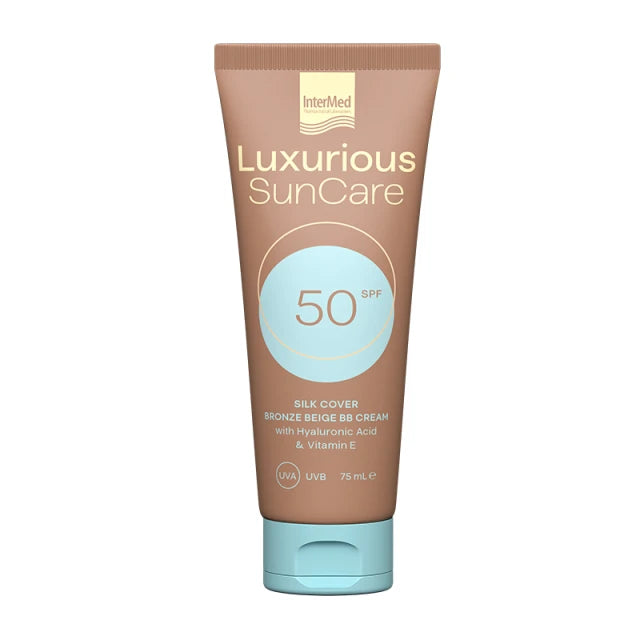 Luxurious Sun Care Silk Cover Bronze With Hyaluronic Acid SPF50
