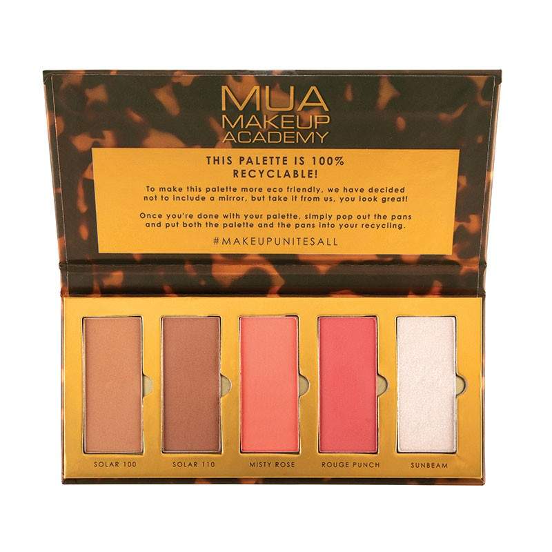 MUA FACE PALETTE GOLDEN HOUR 15gr