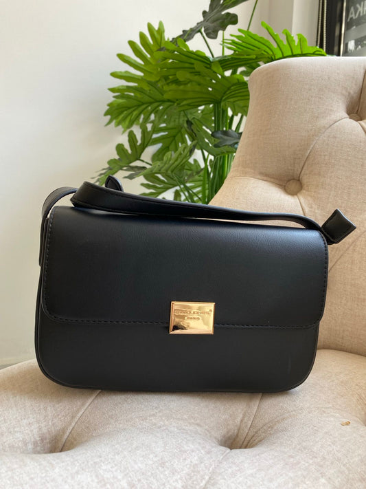 Μάυρο τσαντάκι David Jones