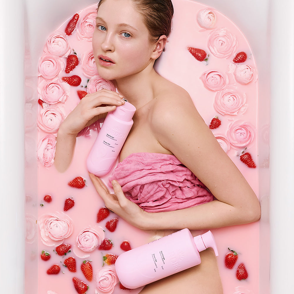 Shower gel freesia & strawberry 1L