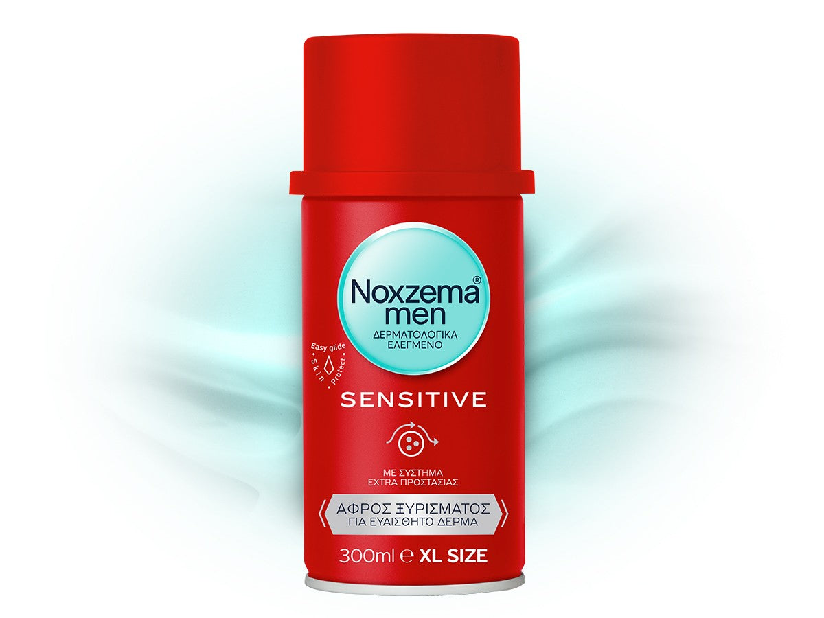 Noxzema Men αφρός ξυρίσματος Sensitive 300ml