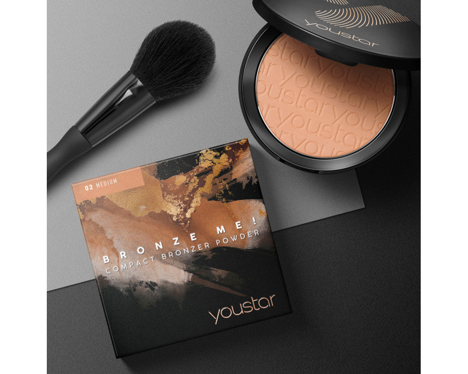 02 MEDIUM BRONZ ME! COMPACT BRONZER POWDER 16G YOUSTAR