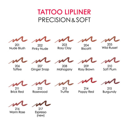 TATTOO LIPLINER PRECISION & SOFT GR Νο213