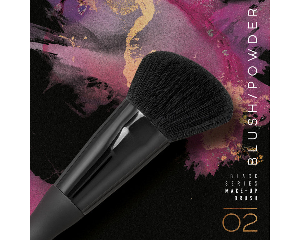 02 BLUSH & BRONZER BRUSH BLACK SERIES YOUSTAR