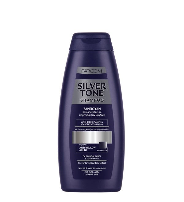 Farcom Silver Tone Σαμπουάν για Διατήρηση Χρώματος για Όλους τους Τύπους Μαλλιών 300ml