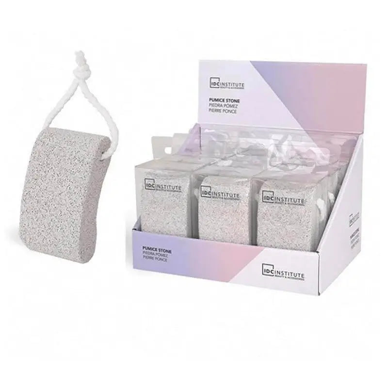 Εργονομική Ελαφρόπετρα με Κορδόνι 9,5 x 5cm Λευκή