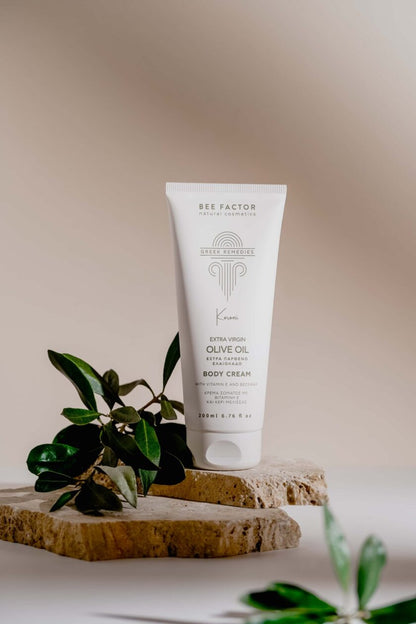 GREEK REMEDIES | ΚΡΕΜΑ ΣΩΜΑΤΟΣ ΜΕ ΒΙΟΛΟΓΙΚΟ ΕΞΤΡΑ ΠΑΡΘΕΝΟ ΕΛΑΙΟΛΑΔΟ ΚΟΡΩΝΗΣ – 200ML