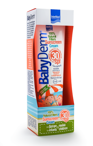 BabyDerm Sunscreen Cream Spf30 – 100% Natural Filters