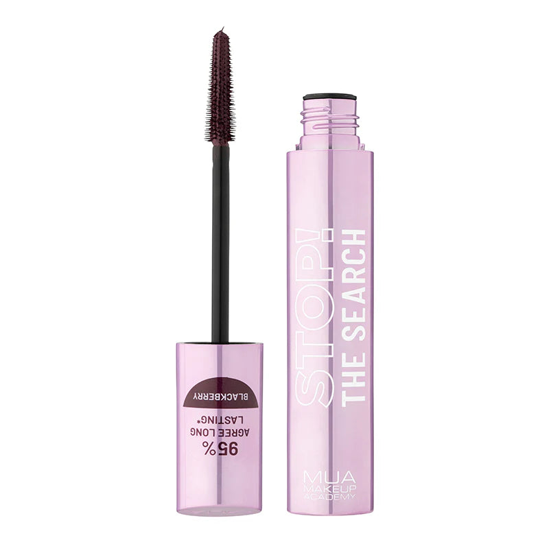 MUA STOP THE SEARCH MASCARA BLACKBERRY