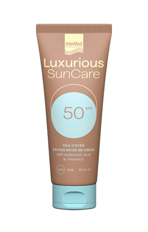 Luxurious Sun Care Silk Cover Bronze With Hyaluronic Acid SPF50