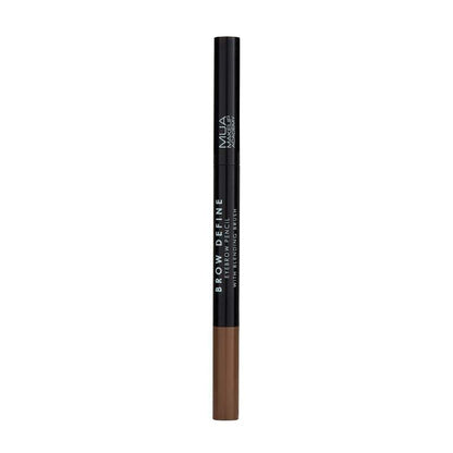 Mua Brow Define Eyebrow Pencil - With Blending Brush - Mid Brown