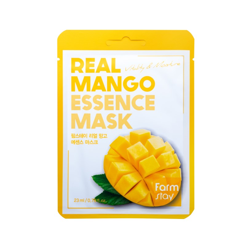 Farmstay Real Mango Essence Mask 1 τεμάχιο