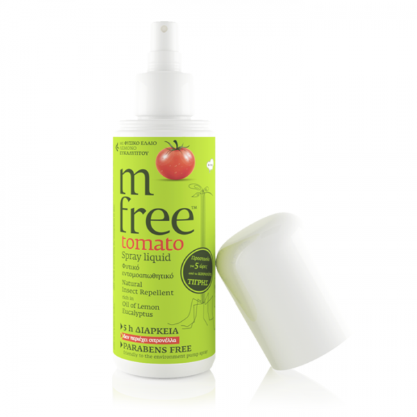 Mfreetm Φυτικό Εντομοαπωθητικό Spray Με Τομάτα 80ml