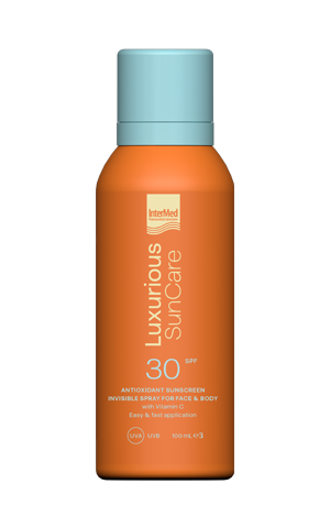 Luxurious Suncare Antioxidant Sunscreen Invisible Spray SPF 30 Με Βιταμίνη C